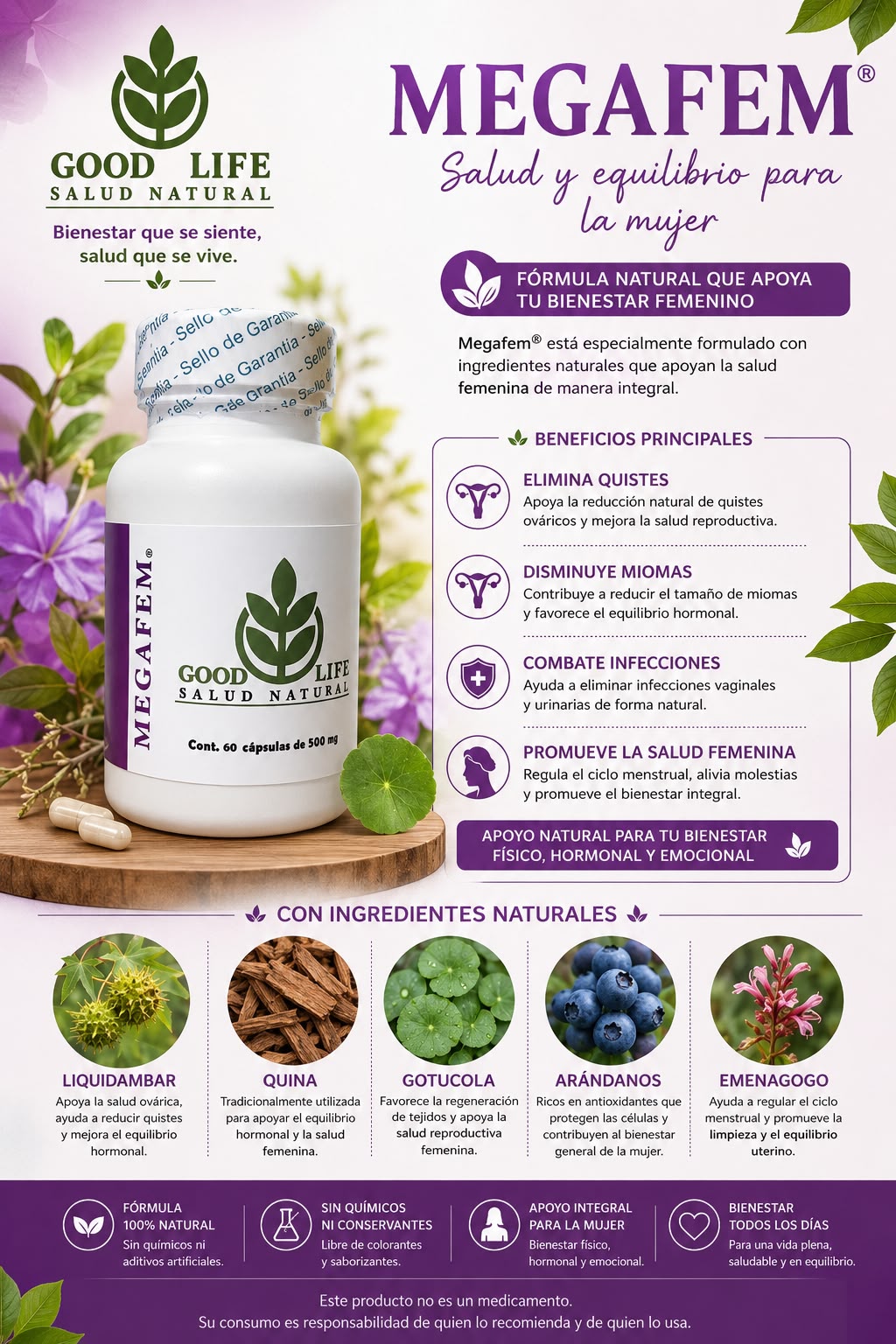MEGAFEM® — Salud y equilibrio para la mujer.