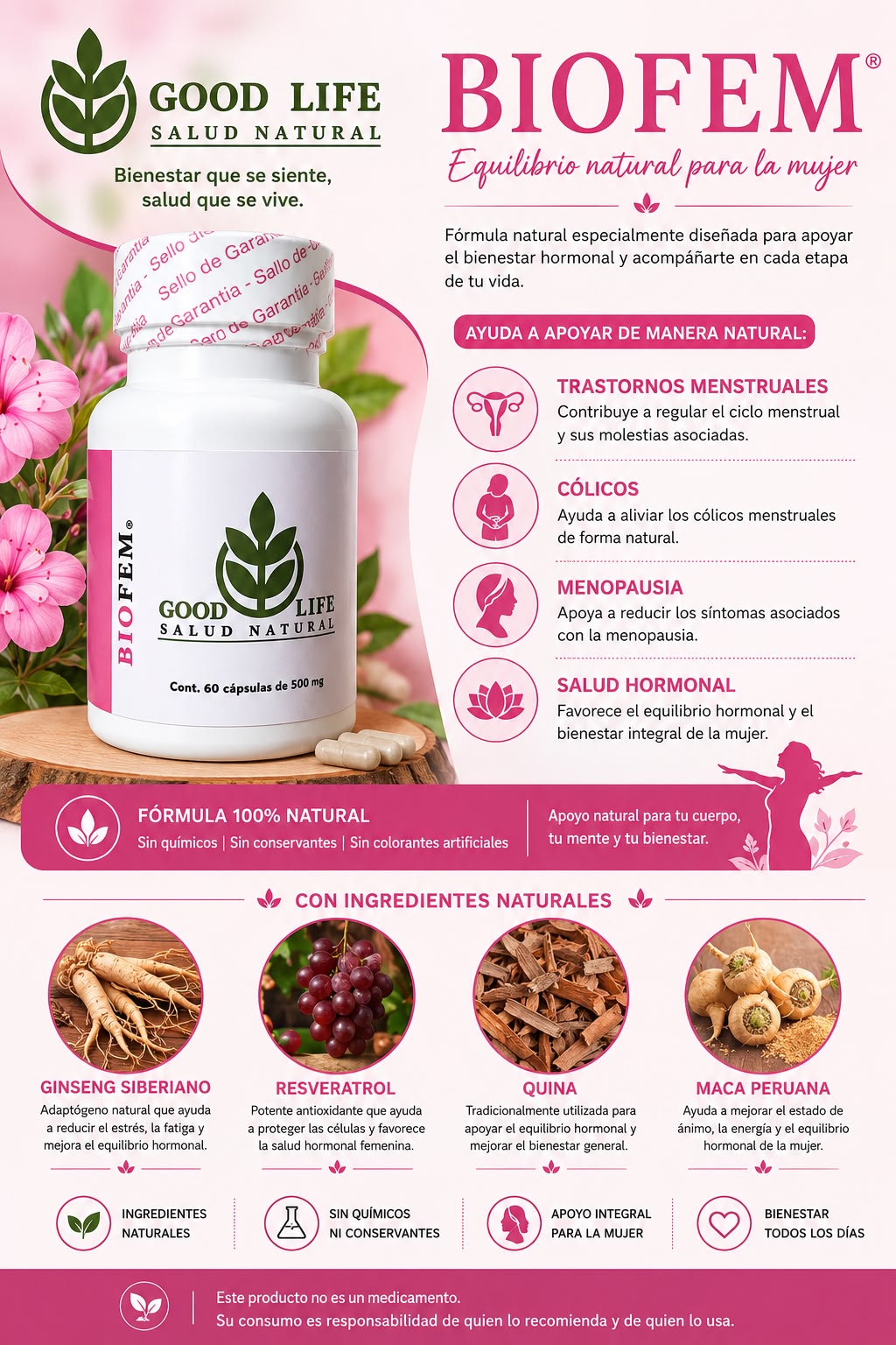 BIOFEM® — Equilibrio natural para la mujer en todas sus etapas.